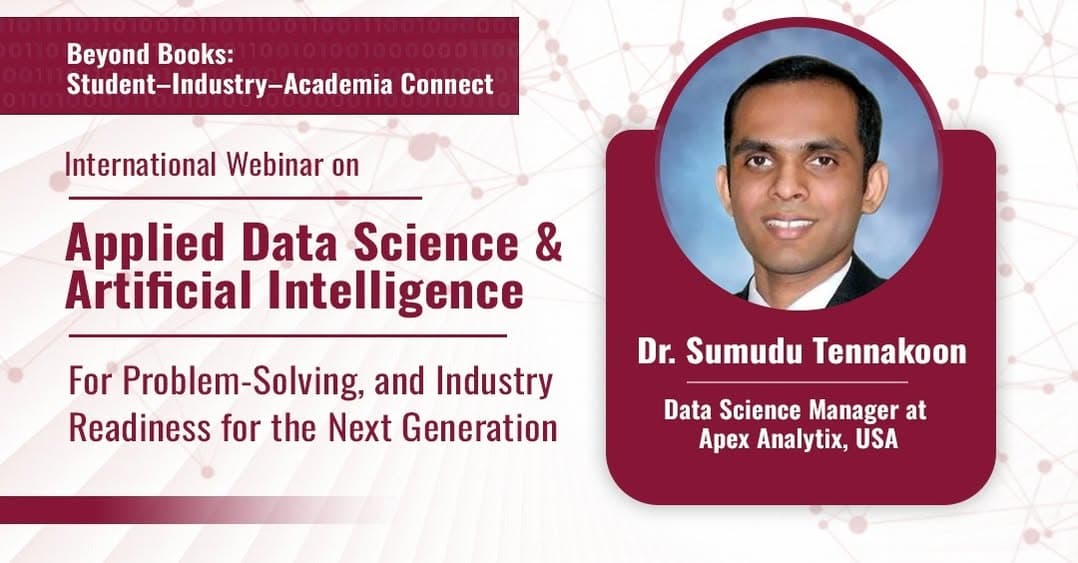 Data Science Seminar by Dr. Sumudu Tennakoon